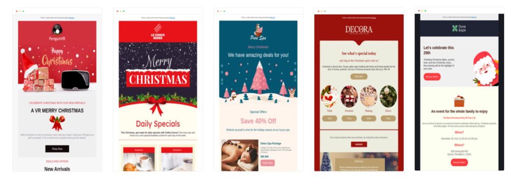 template newsletter sarbatori craciun