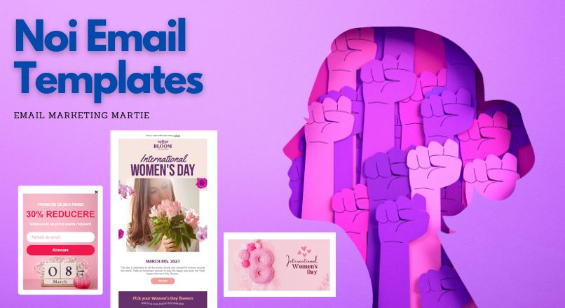 template newsletter martie campanie primavara